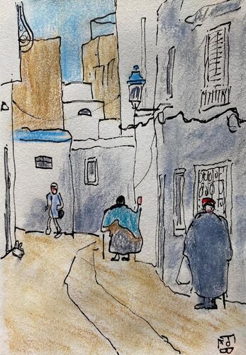 Rue de Tunisie 2 by Frob, 소묘 for Sale on Singulart