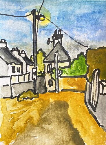 garn an aod van Frob, Tekening te koop op Singulart