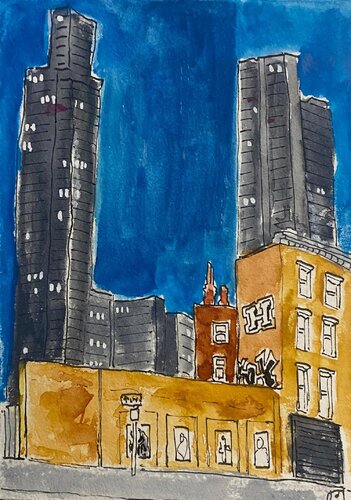 City London van Frob, Werk op papier te koop op Singulart