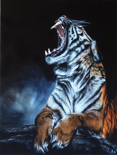 Tiger by Marie Madej, Painting for Sale on Singulart