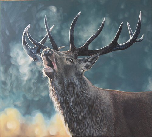 Deer by Marie Madej, Painting for Sale on Singulart