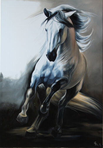 White energy by Marie Madej, Painting for Sale on Singulart