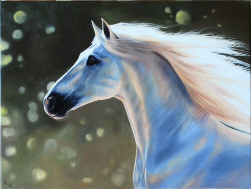 Summer horse de Marie Madej, Pintura a la venta en Singulart
