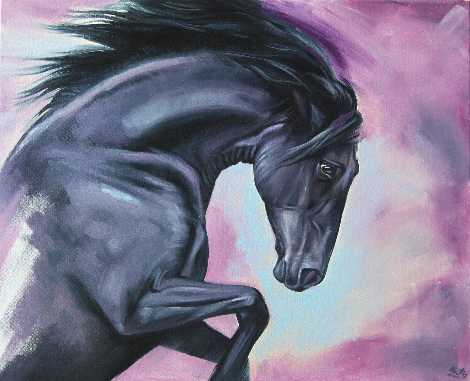 Violet Horse Marie Madej