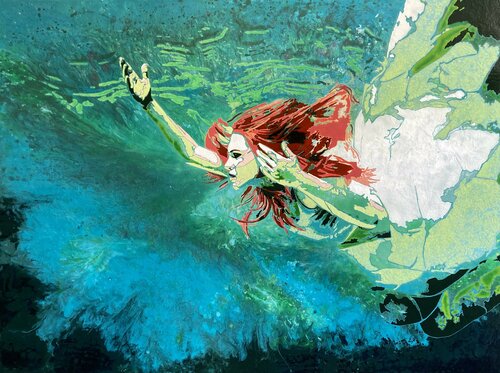 Close your eyes. Clear your heart. de Kerry A. Inkster, Pintura a la venta en Singulart