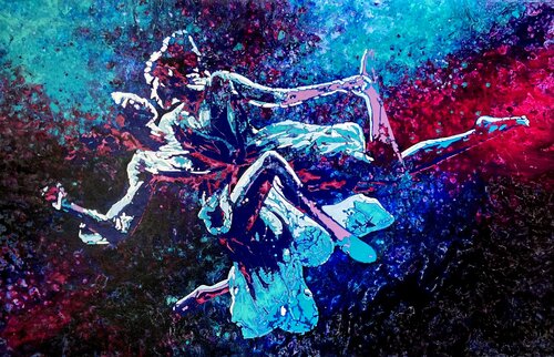 ‘Tis thee, myself, that for myself I praise - Extra Large de Kerry A. Inkster, Pintura a la venta en Singulart