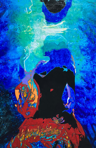 I give you my hand and welcome you into my dream de Kerry A. Inkster, Pintura a la venta en Singulart