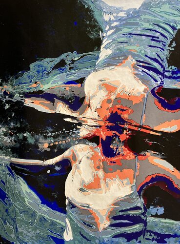 Strong enough to let it in van Kerry A. Inkster, Schilderij te koop op Singulart