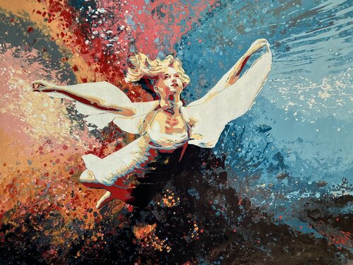 Think that you can fly van Kerry A. Inkster, Schilderij te koop op Singulart