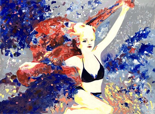 Just as cool as you please - Study in tone de Kerry A. Inkster, Pintura a la venta en Singulart