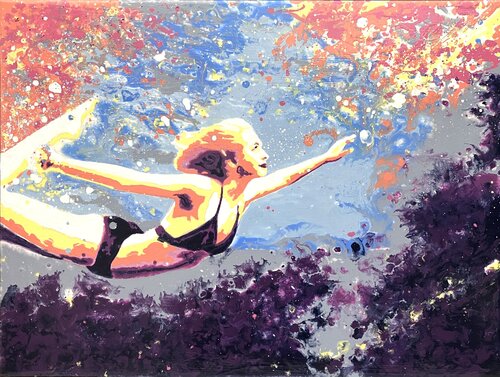Warm Summer Sun, Shine - Study in tone de Kerry A. Inkster, Pintura a la venta en Singulart