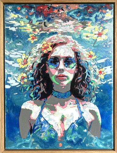 Summer Days Drifting Away van Kerry A. Inkster, Schilderij te koop op Singulart