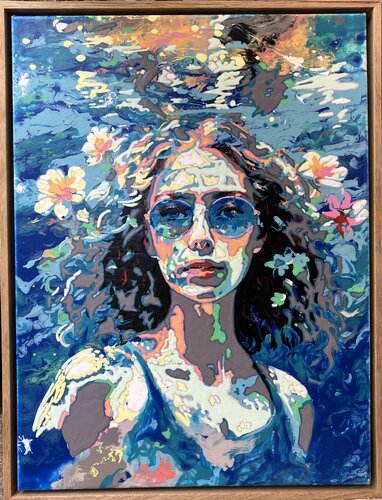 Summer Sun Something's Begun van Kerry A. Inkster, Schilderij te koop op Singulart