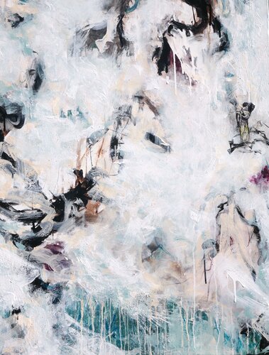 La femme et l'enfant van Valérie Salem, Schilderij te koop op Singulart