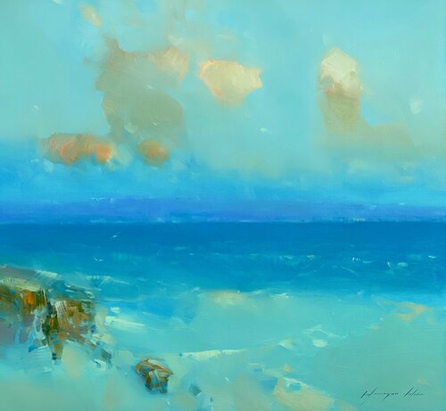 Marble Ocean by Vahe Yeremyan, Painting for Sale on Singulart