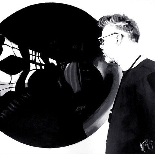 Black Mirror de Marit Otto, Pintura a la venta en Singulart