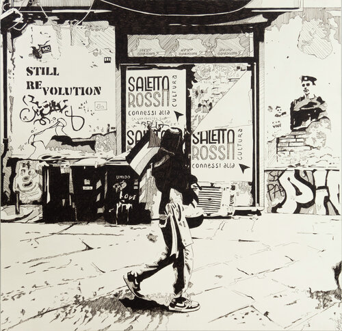 Occupied de Marit Otto, Dibujo a la venta en Singulart