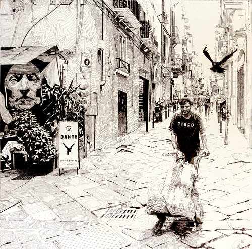 A Divine Comedy de Marit Otto, Dibujo a la venta en Singulart