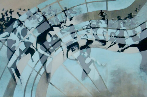 Breaking Waves di Marit Otto, Pittura in vendita su Singulart