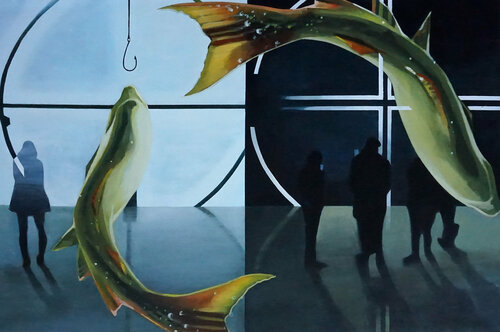 Hooked di Marit Otto, Pittura in vendita su Singulart