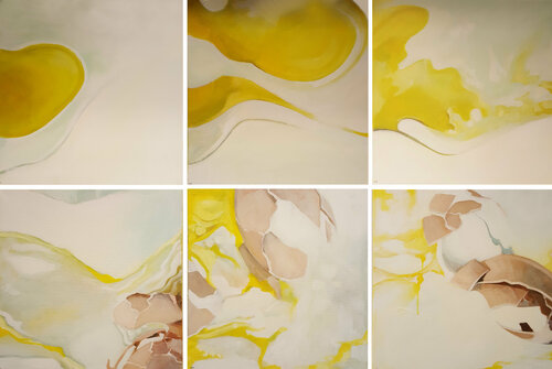 In The Beginning (six-tych) von Marit Otto, Malerei kaufen auf Singulart