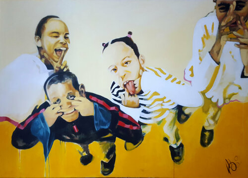 Carnaval Del Nino van Marit Otto, Schilderij te koop op Singulart