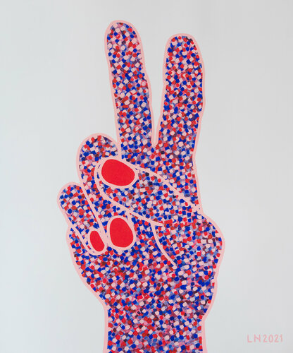 V-Hand von Luigi Notarnicola, Malerei kaufen auf Singulart