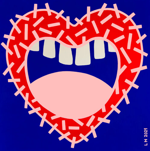 Not romantic heart von Luigi Notarnicola, Malerei kaufen auf Singulart