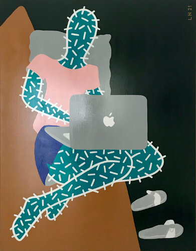 Vegetable love von Luigi Notarnicola, Malerei kaufen auf Singulart