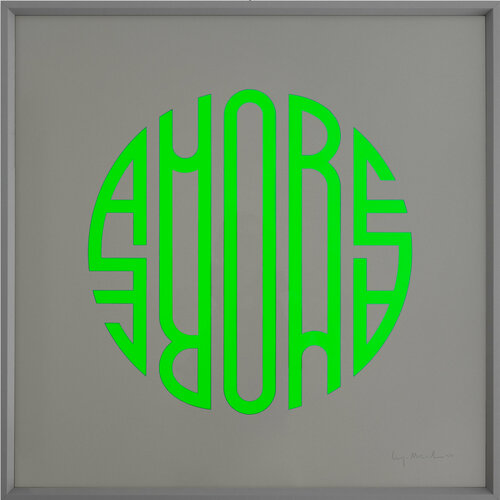 Amore SuperFluo (verde) von Luigi Notarnicola, Werk auf Papier kaufen auf Singulart