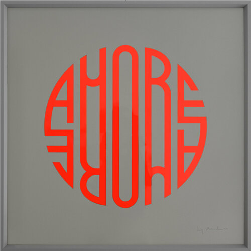 Amore SuperFluo (arancione) von Luigi Notarnicola, Werk auf Papier kaufen auf Singulart