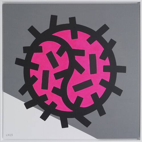 Out - Tennis ball van Luigi Notarnicola, Schilderij te koop op Singulart