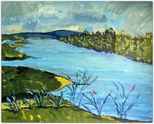 The Hidden Lake by Jacques Sterenberg, 회화 for Sale on Singulart
