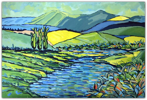 Look out on a summer's day by Jacques Sterenberg, 회화 for Sale on Singulart