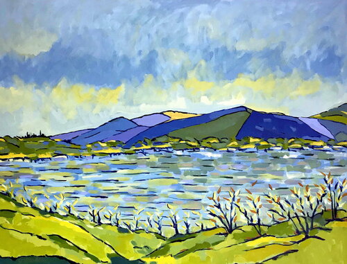 Hula Lake by Jacques Sterenberg, Painting for Sale on Singulart