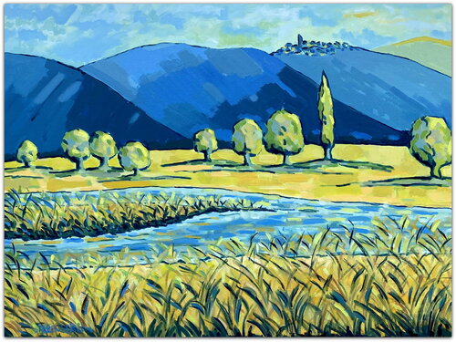 Fields of Gold par Jacques Sterenberg, Peinture en vente sur Singulart