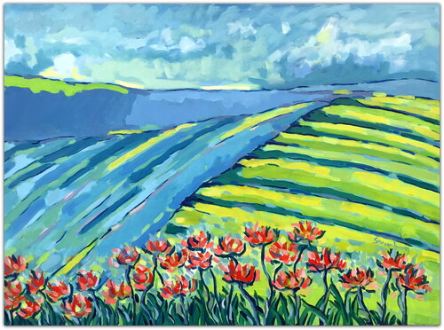 Greenfields par Jacques Sterenberg, Peinture en vente sur Singulart