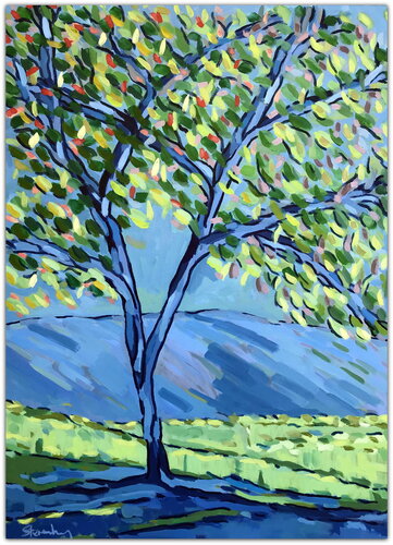 The Twin Tree par Jacques Sterenberg, Peinture en vente sur Singulart