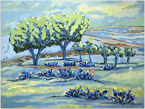 A Peaceful Place by Jacques Sterenberg, 회화 for Sale on Singulart