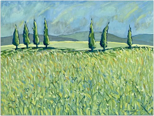 Wheat Fields par Jacques Sterenberg, Peinture en vente sur Singulart