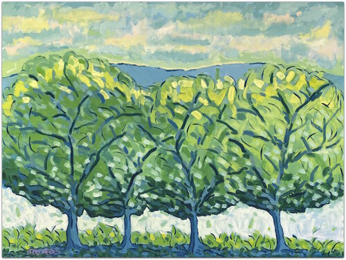 The four trees by Jacques Sterenberg, 회화 for Sale on Singulart