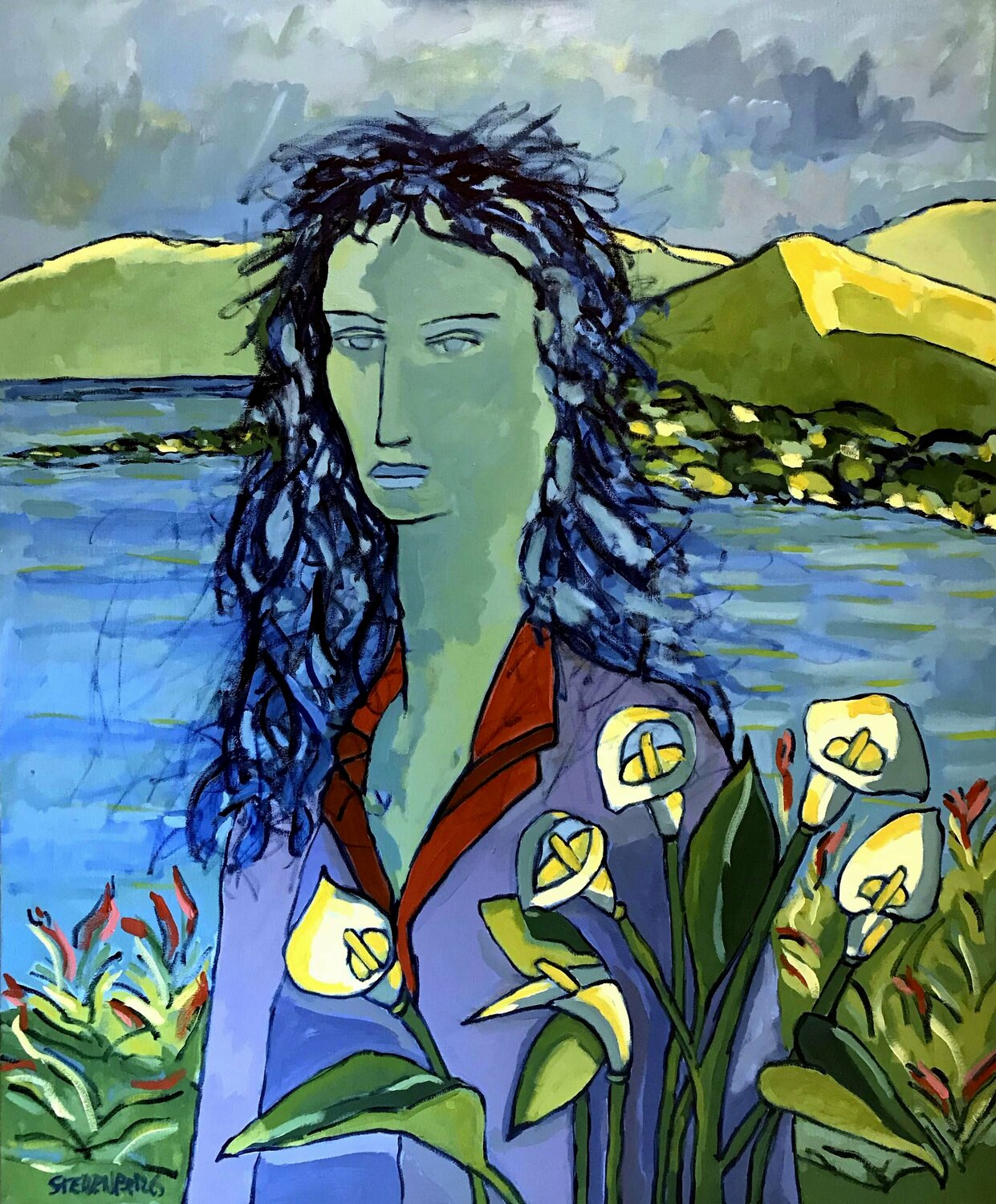 Woman on the Lake Jacques Sterenberg