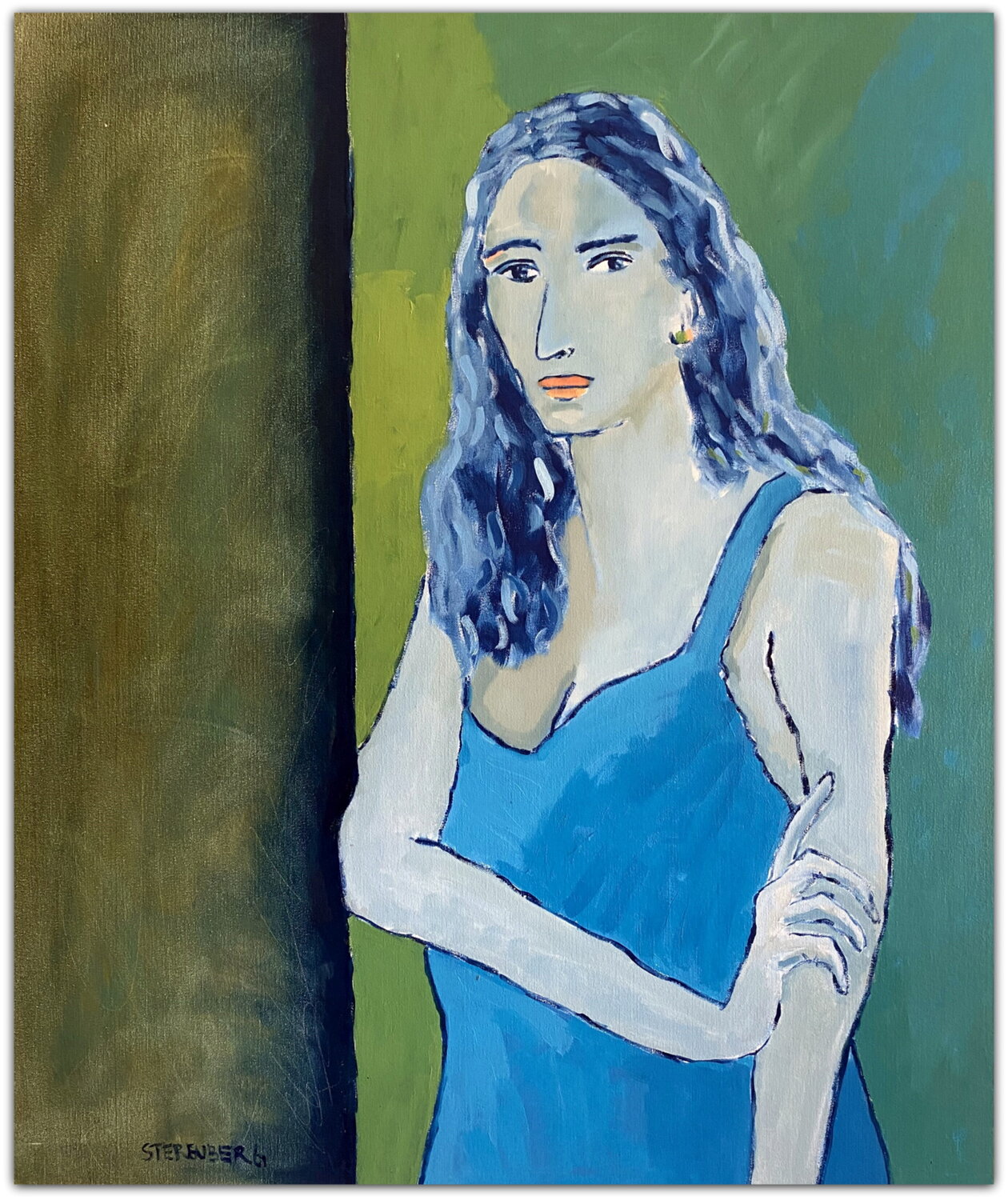 Blue Dress 2 Jacques Sterenberg
