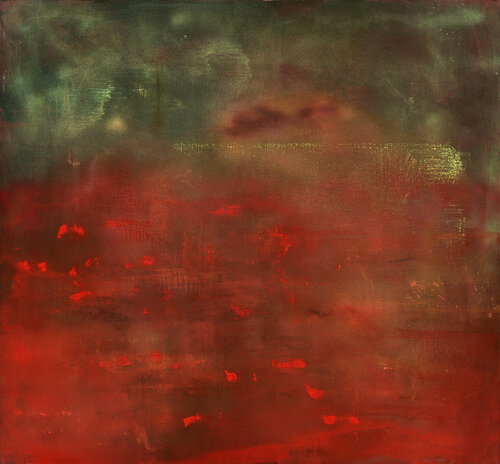 Simorgh Descending VIII par Yari Ostovany, Peinture en vente sur Singulart