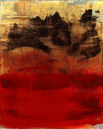 Sacred Mountain van Yari Ostovany, Schilderij te koop op Singulart
