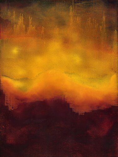 Simorgh Descending VI par Yari Ostovany, Peinture en vente sur Singulart
