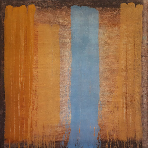 Desseins Eternels with Blue van Henrie Vogel, Schilderij te koop op Singulart