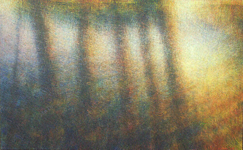 Reflection in a canal van Henrie Vogel, Schilderij te koop op Singulart