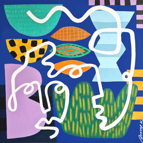 We were never blue di Amy Kim, Pittura in vendita su Singulart