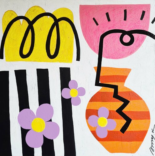 Talk daisy to me von Amy Kim, Malerei kaufen auf Singulart